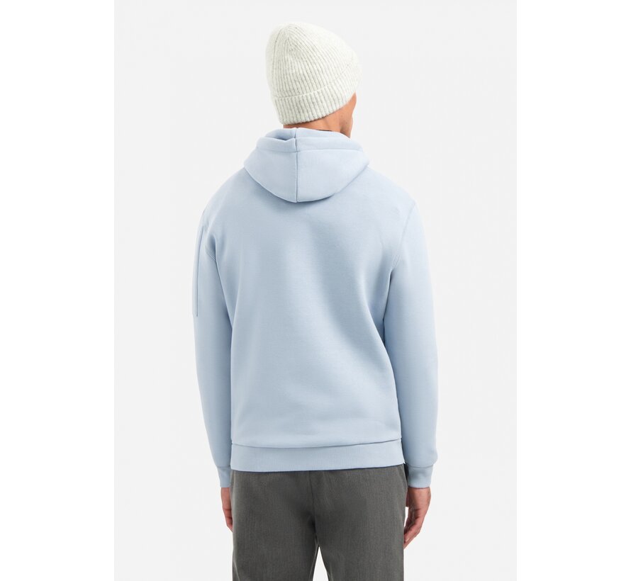 Sweater Hooded Brushed Dusty Blue (29130850 - 138)