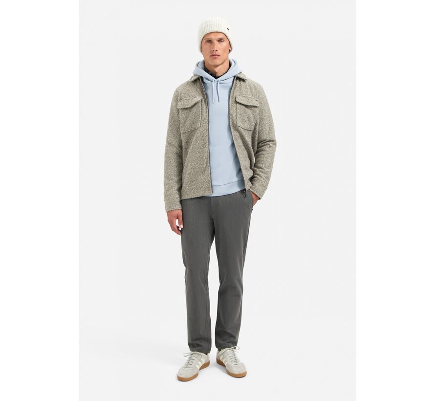 Sweater Hooded Brushed Dusty Blue (29130850 - 138)