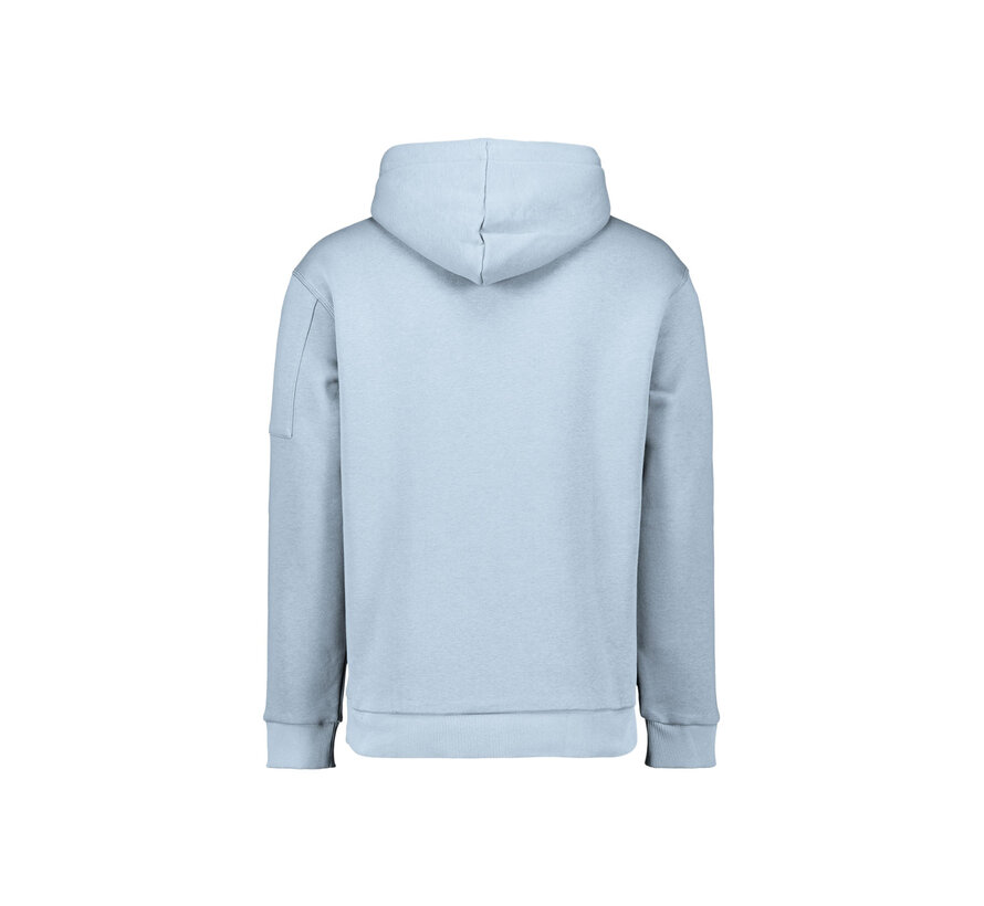 Sweater Hooded Brushed Dusty Blue (29130850 - 138)