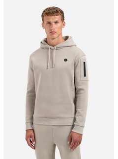 No Excess Sweater Hooded Brushed Clay (29130850 - 018)