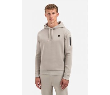 No Excess Sweater Hooded Brushed Clay (29130850 - 018)