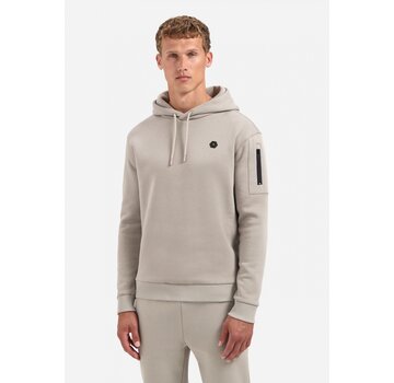 No Excess Sweater Hooded Brushed Clay (29130850 - 018)