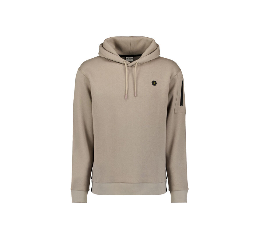 Sweater Hooded Brushed Clay (29130850 - 018)