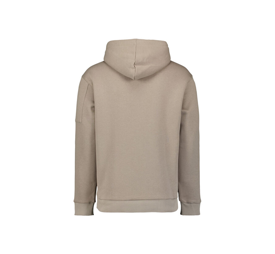 Sweater Hooded Brushed Clay (29130850 - 018)