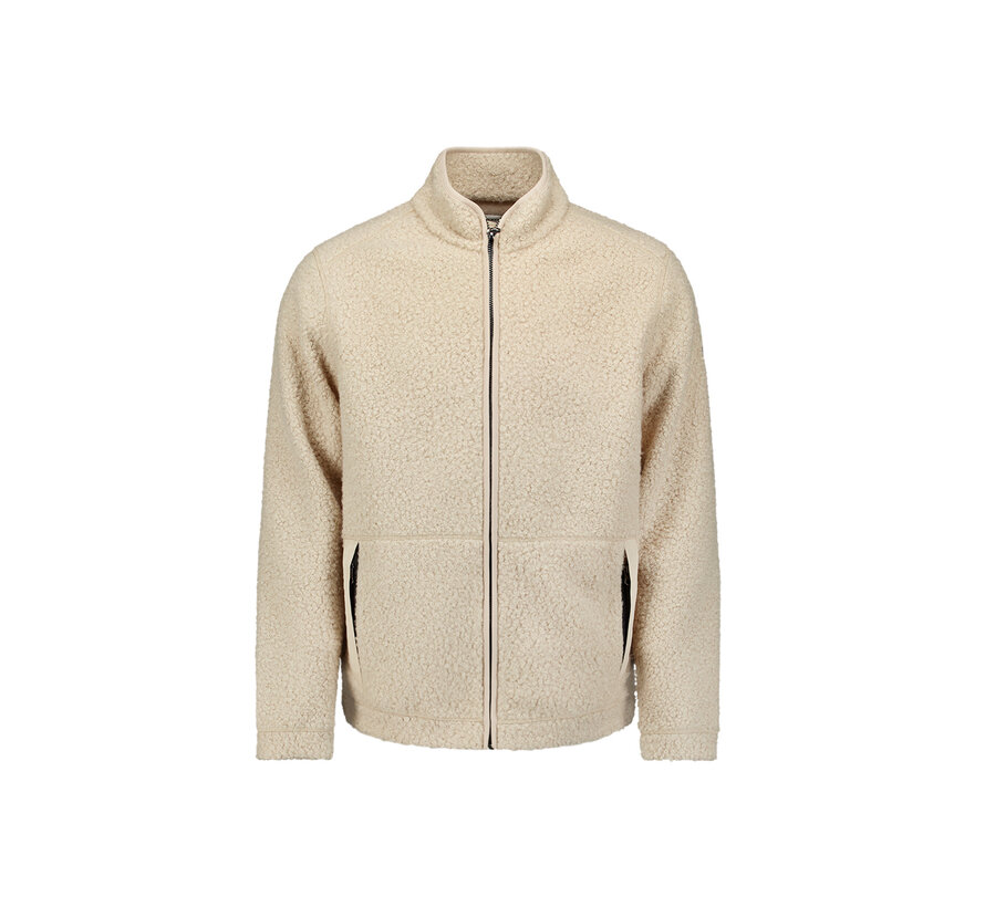 Sweater Full Zip Teddy Sand (29100919 - 015)