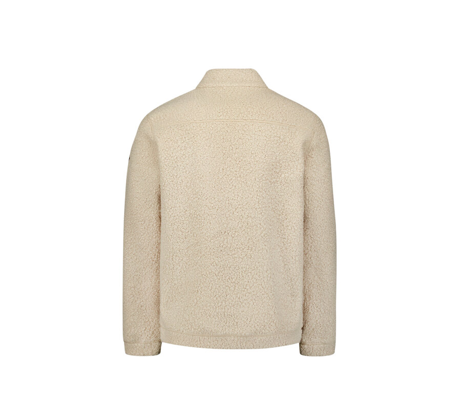 Sweater Full Zip Teddy Sand (29100919 - 015)