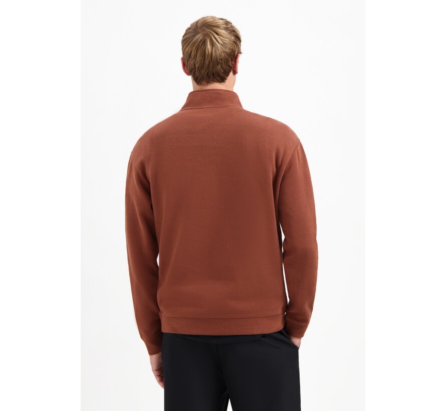 Sweater Half Zip Soft Rib Relaxed fit Terra (29100914 - 141)