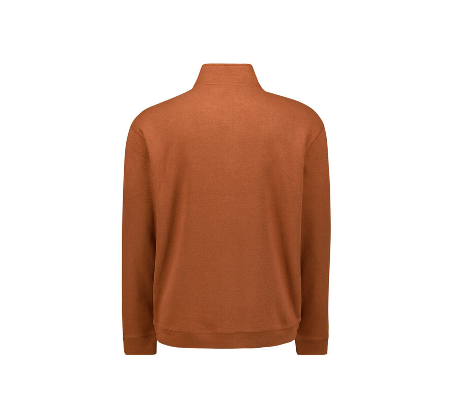 Sweater Half Zip Soft Rib Relaxed fit Terra (29100914 - 141)