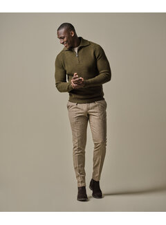 Profuomo Dark green wool half zip (PPWJ30025A)