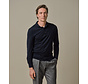 Navy merino polo (PPWJ30036C)