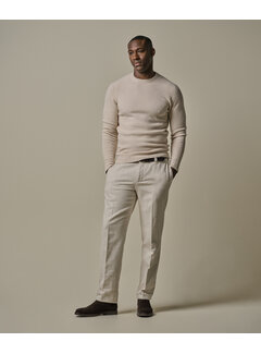 Profuomo Beige boiled wool crewneck (PPWJ30037D)