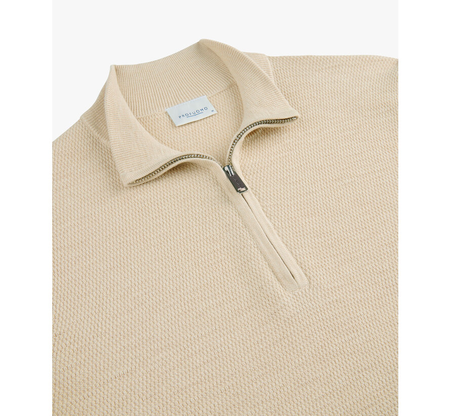 Off white structure half zip (PPWJ30040G)