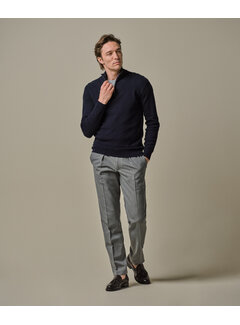 Profuomo Navy structure half zip (PPWJ30040E)