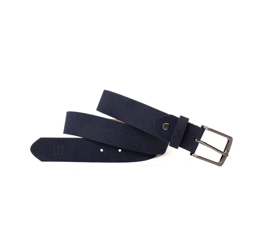 FERREGIO | Embossed Belt Navy (TRBEJE058 - 803)