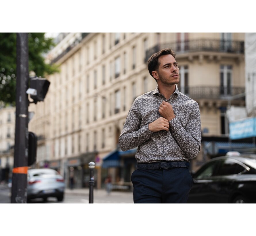 FRODERICO | Braided Design Belt Navy (TRBEJE061 - 803)