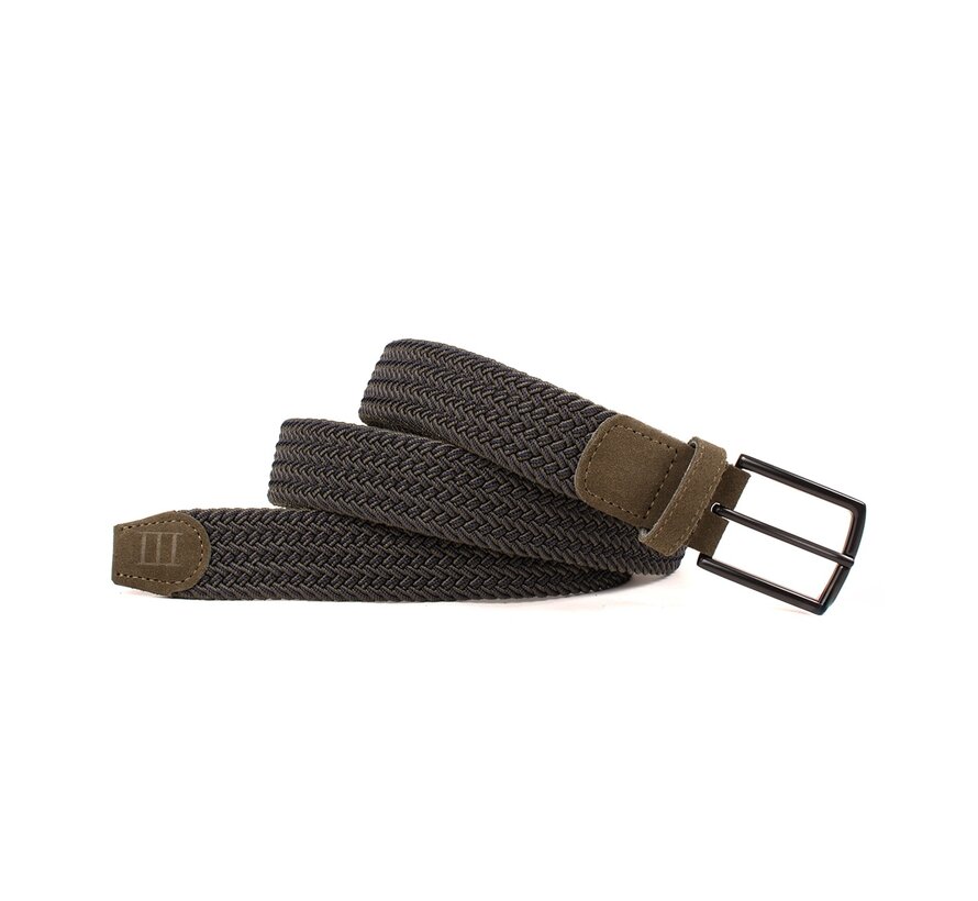 FRODERICO | Braided Design Belt Green (TRBEJE061 - 900)
