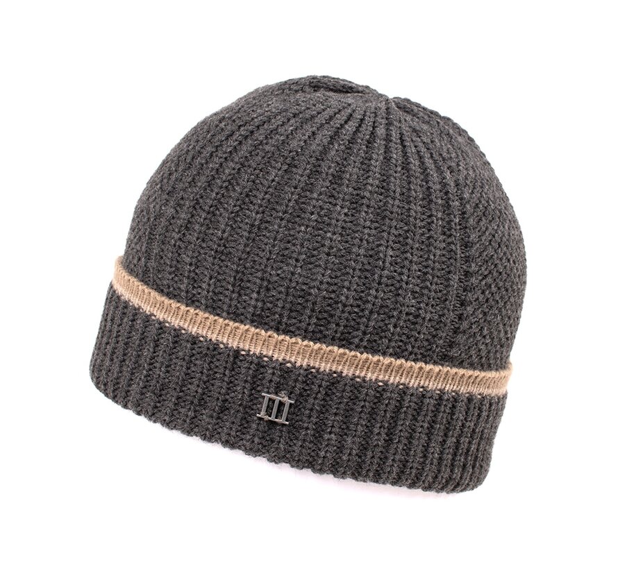 FULSI | Knitted Beanie With Detailed Edge Grey (TRHTJE155 - 200)