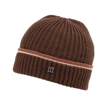 Tresanti FULSI | Knitted Beanie With Detailed Edge Dark Brown (TRHTJE155 - 402)