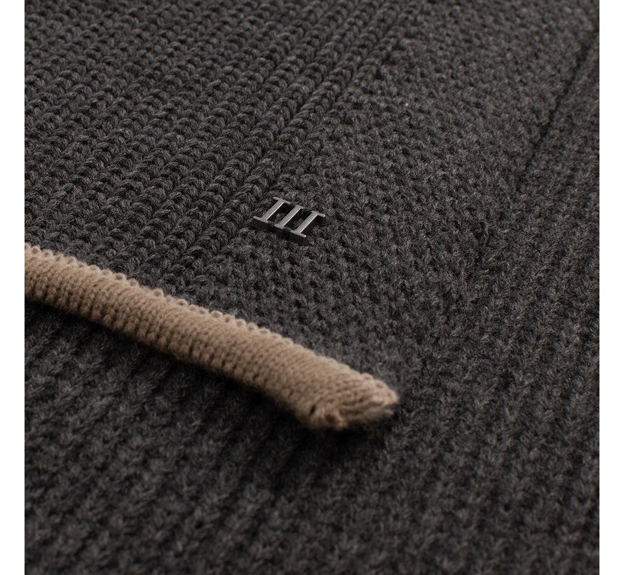 FULSI | Knitted Scarf With Detailed Grey (TRSCJE228 - 200)