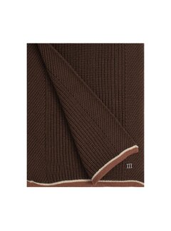 Tresanti FULSI | Knitted Scarf With Detailed Dark Brown (TRSCJE228 - 402)