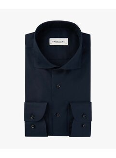 Profuomo Profuomo Overhemd Supima Cutaway Navy (PP2H00001C)