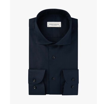 Profuomo Overhemd Supima Cutaway Navy (PP2H00001C)