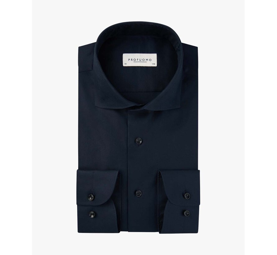 Profuomo Overhemd Supima Cutaway Navy (PP2H00001C)