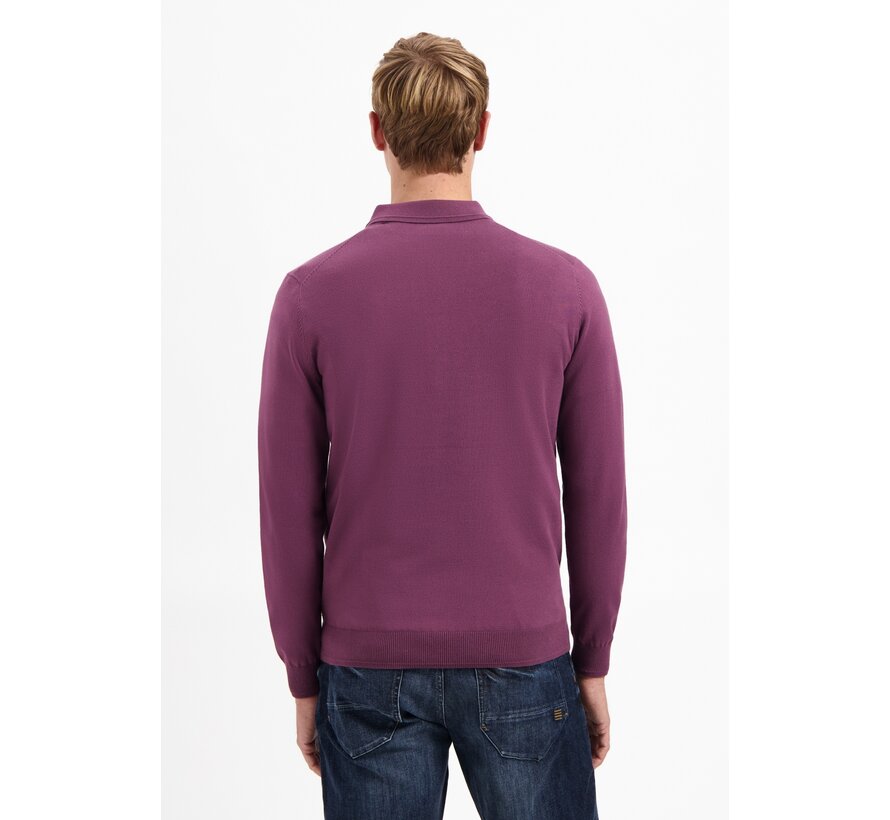 Pullover Polo Zip Dark Wine (29210884SN - 164)