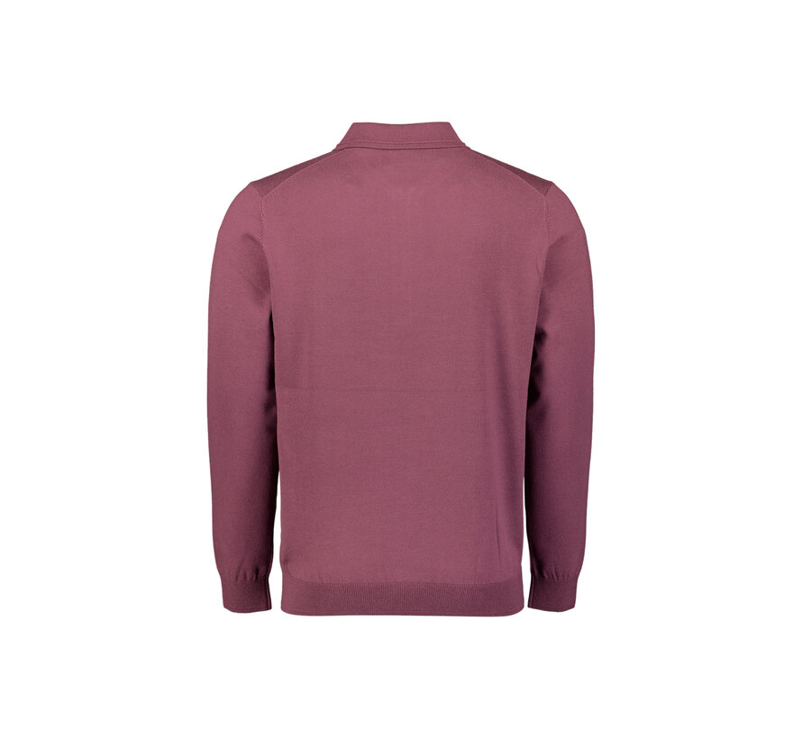 No Excess Pullover Polo Zip Dark Wine (29210884SN - 164)