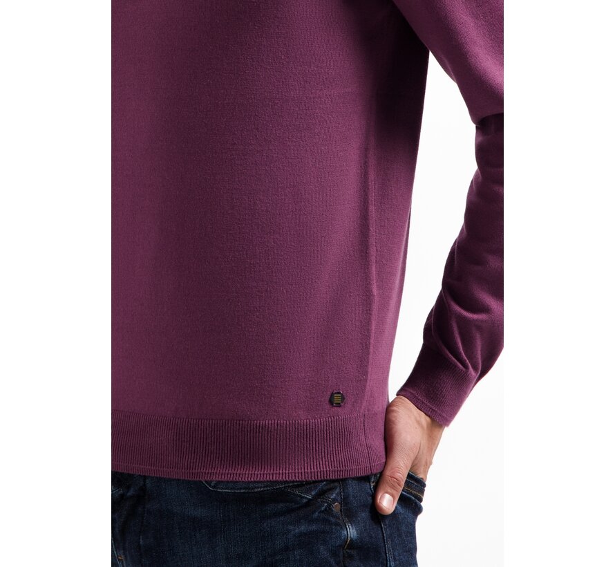 No Excess Pullover Polo Zip Dark Wine (29210884SN - 164)