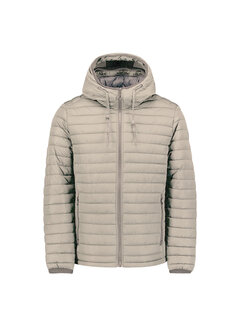 No Excess No Excess Jacket Hooded Short Fit Padded Stone (29630805SN - 014)