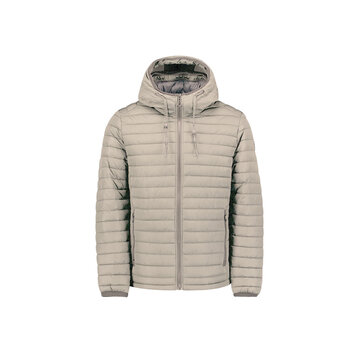 No Excess No Excess Jacket Hooded Short Fit Padded Stone (29630805SN - 014)