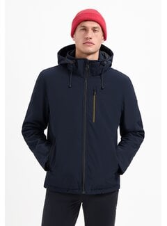 No Excess No Excess Jacket Short Fit Hooded Softshell Stretch Night Navy (29630807SN - 078)