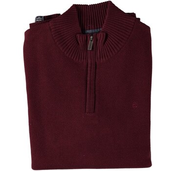 Fellows United Half Zip Structure Knit Bordeaux (52.1109 - 181)