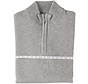 Pullover Premium Half Zip Jersey Knit Grey Mel. (52.1137 - 123)