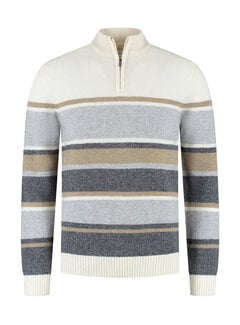 Fellows United Pullover Premium Half Zip Stripes Multicolor (52.1132 - 144)