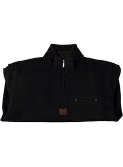 Fellows United Half Zip Pullover Heavy Gauge Sweater Knit Antra (52.265 - 120)