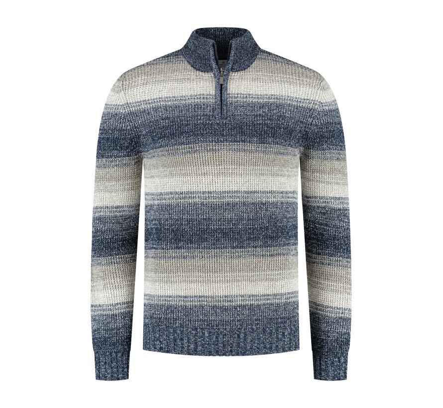 Fellows United Half Zip Pullover Premium Stripes Multicolor (52.1141 - 143)