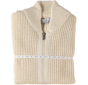 Fellows United Cardigan Premium Henly Collar White (52.1152 - 104)
