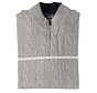 Fellows United Half Zip Pullover Premium Cable Grey (52.1151 - 123)
