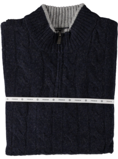 Fellows United Half Zip Pullover Premium Cable Navy (52.1151 - 110)