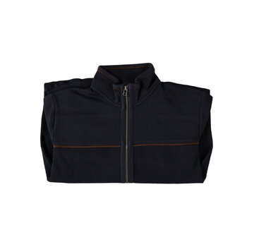 Fellows United Vest Cardigan Mixed Fabrics Navy (52.2604 - 110)