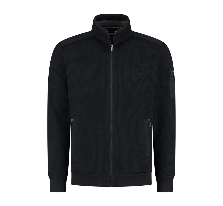 Fellows United Cardigan Heavy Gauge Sweater Knit Antra. (52.2649 - 120)