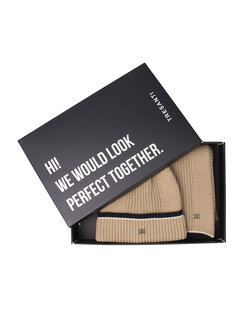 Tresanti Tresanti FULSI | Giftset scarf & beanie Beige (TRCOJE031 - 101)