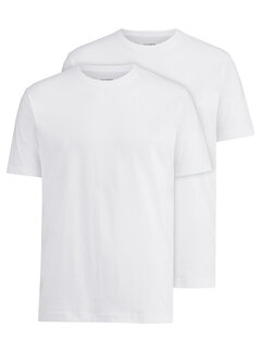 Olymp Olymp T-shirts Ronde Hals 2Pack Wit (0700 12 00)