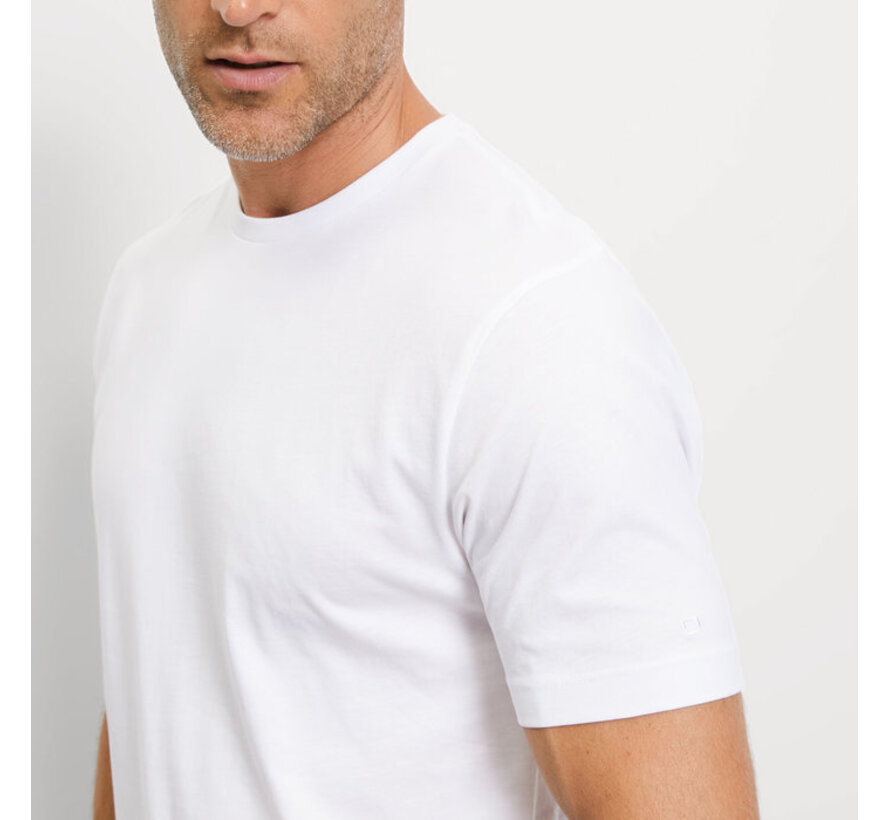 Olymp T-shirts Ronde Hals 2Pack Wit (0700 12 00)