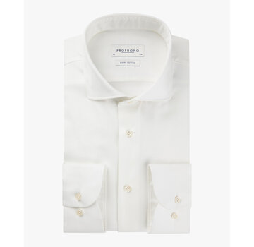 Profuomo Overhemd Supima Cutaway Offwhite (PP2H00001D)