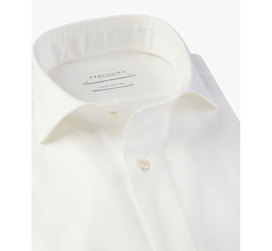 Profuomo Overhemd Supima Cutaway Offwhite (PP2H00001D)