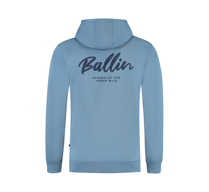 Ballin Echoes Of The Urban Wild Hoodie Mid Blue (25039354 - 100)
