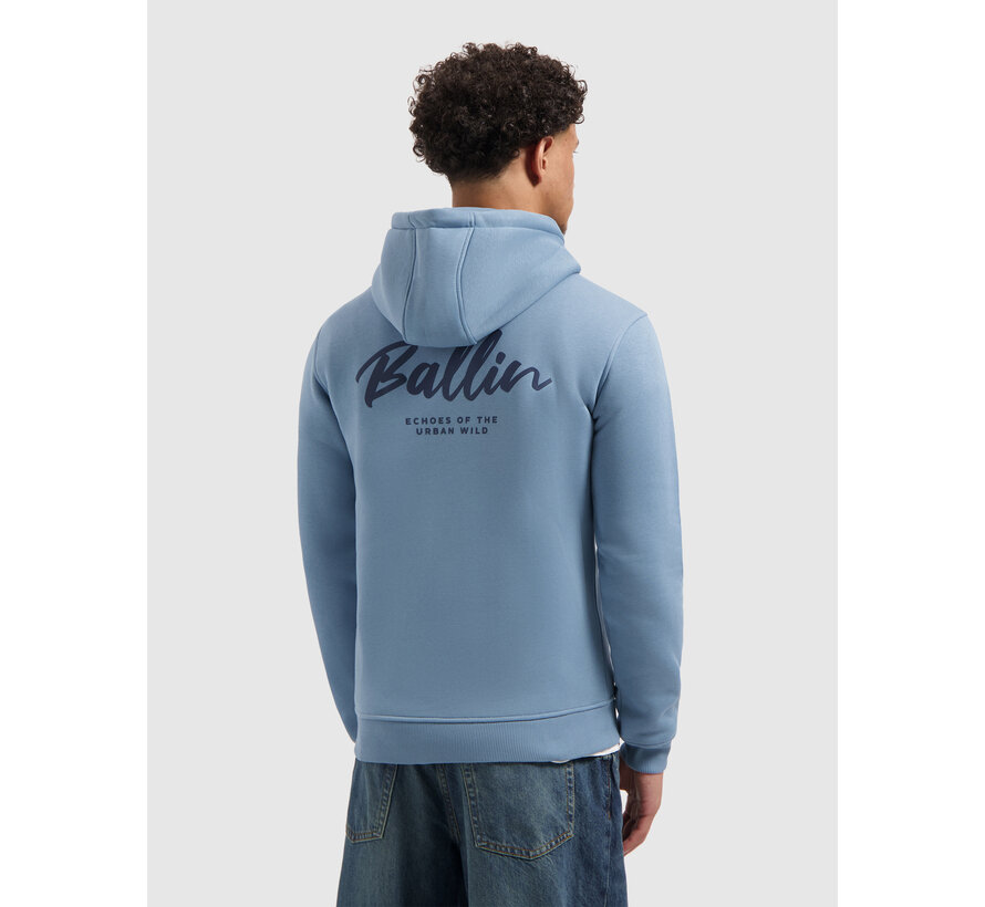 Ballin Echoes Of The Urban Wild Hoodie Mid Blue (25039354 - 100)